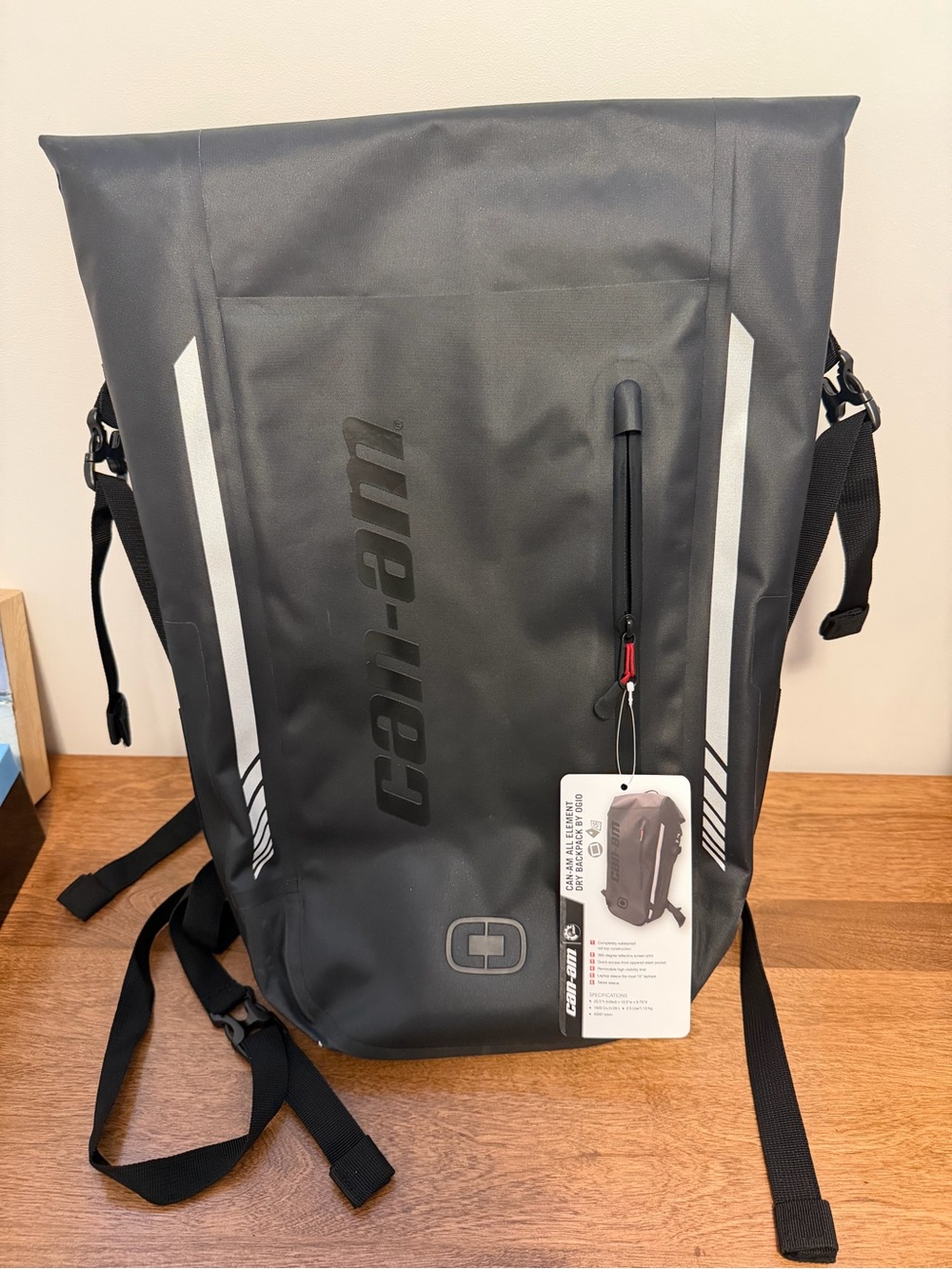 Can-am X OGIO Waterproof backpack.